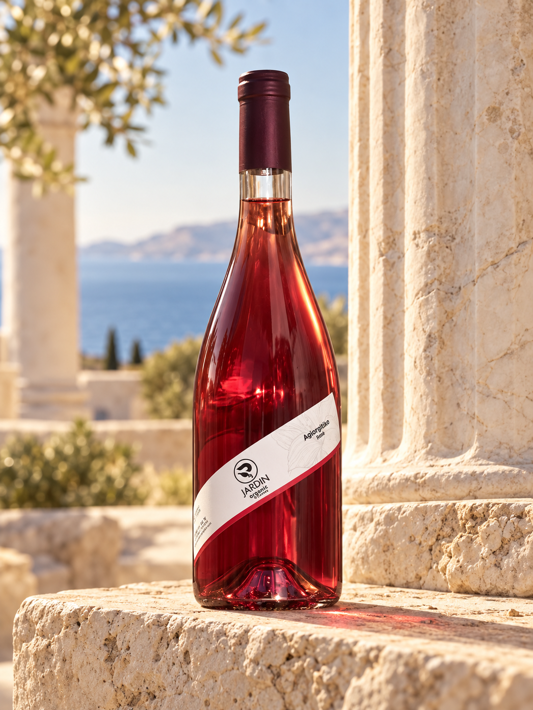 JARDIN Agiorgitiko dry rosé wine bottle